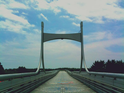 幕張の歩道橋