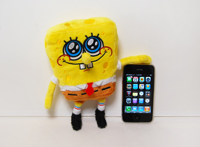 iPhone with SpongeBob